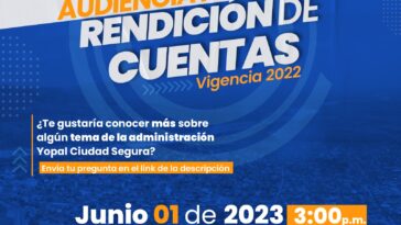 El 01 de junio, la Alcaldía de Yopal rendirá cuentas a la comunidad