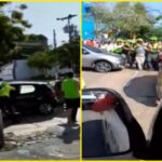 El robo les salió mal, los persiguieron y cayeron a golpes tras hurtar un vehículo en Barranquilla