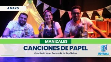 En el Banco de la República de Manizales se tendrá el concierto «Canciones de Papel»