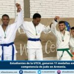 Estudiantes de la UTCH, ganaron 11 medallas en la competencia de Judo en Armenia