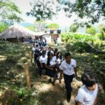 Estudiantes estrenaron llamativo sendero ecológico en Villarrica, Tolima