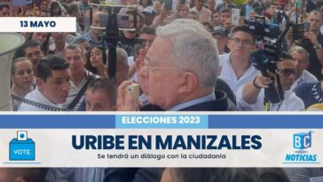Expresidente Álvaro Uribe Vélez y los congresistas del partido Centro Democrático visitan Manizales