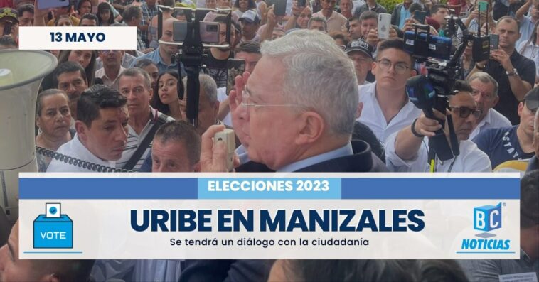 Expresidente Álvaro Uribe Vélez y los congresistas del partido Centro Democrático visitan Manizales