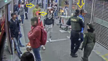 FOTOS. Ladrones de TransMilenio dejaron «tirado» a su cómplice cuando la Policía llegó a capturarlos