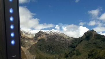 Señal volcán Nevado del Ruiz