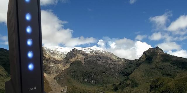 Señal volcán Nevado del Ruiz