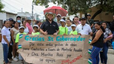 Gobernador inspeccionó obras en la comuna 6