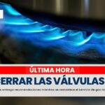 «Hay que mantener cerradas las válvulas mientras se restablece el servicio de gas natural» Efigas