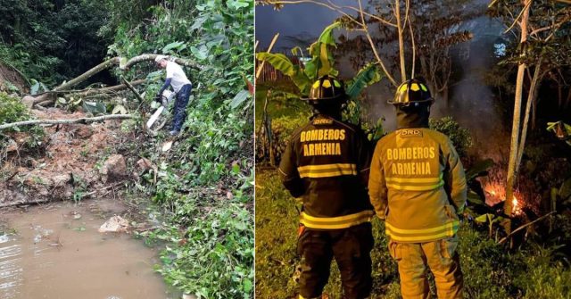 Incendios forestales y deslizamientos: varios municipios del Quindío están en alerta amarilla