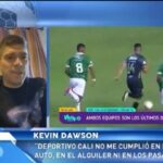 Kevin Dawson aseguró que Deportivo Cali incumplió con sus pagos y temía amenazas de aficionados