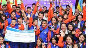 La banda sinfónica infantil de La Vega representa a Colombia en Europa con gran éxito