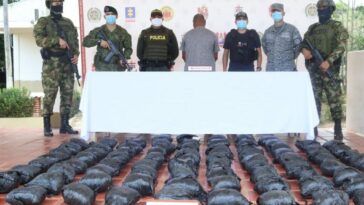 Le decomisan 170 kilos de pasta base de coca al ‘Clan del Golfo’