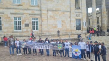 Líderes campesinos de la Sierra Nevada marcharon en Bogotá por la Paz Total