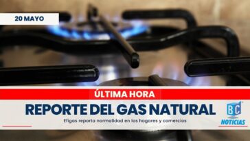 «No se ha registrado desabastecimiento de gas natural en los hogares y comercios» Efigas