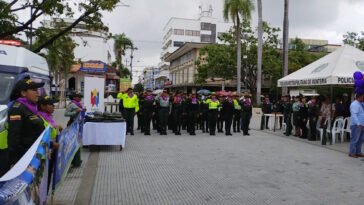 Patrulla Púrpura de la Policía fue entregada de manera oficial en la ciudad de Montería