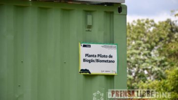 Planta piloto de biogás en Arauca funciona con residuos de cachama, plátano y cacao