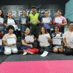 Policía impulsa taller de defensa personal para mujeres