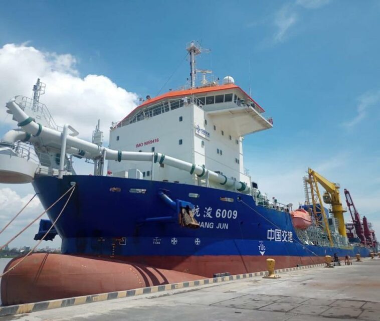Puerto de Barranquilla: llegó draga china para mantenimiento del canal de acceso