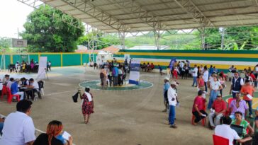 Reclamantes de tierras piden ayuda en punto de atención instalado en San José de Uré