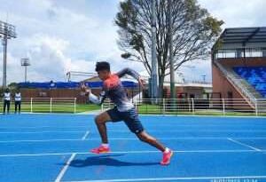 William Moreno, atleta risaraldense de gran presente para estas finales de los Intercolegiados.