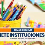 Siete instituciones del área de influencia del volcán volverán a clases presenciales