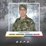 Soldado fue asesinado en la Troncal de Occidente por presuntos disidentes del frente 36