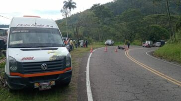 Tragedia vial entre Pitalito y Timaná cobró la vida de un motociclista