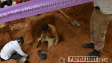 Unidad de búsqueda recuperó 5 cuerpos en San Luís de Palenque que corresponderían a personas desaparecidas en el marco del conflicto armado