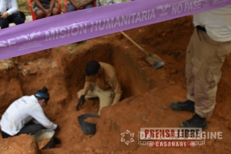 Unidad de búsqueda recuperó 5 cuerpos en San Luís de Palenque que corresponderían a personas desaparecidas en el marco del conflicto armado