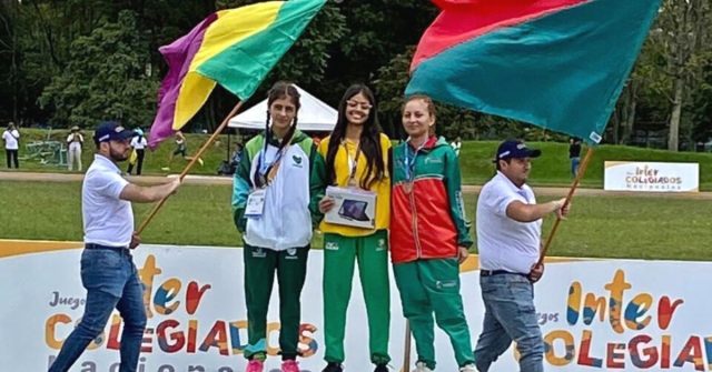 ¡Cosecha de medallas! La paratleta Dahiana Colorado ganó doble oro en la final de los Juegos Intercolegiados