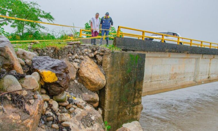Alerta por riesgo de colapso del puente La Manga en Yopal