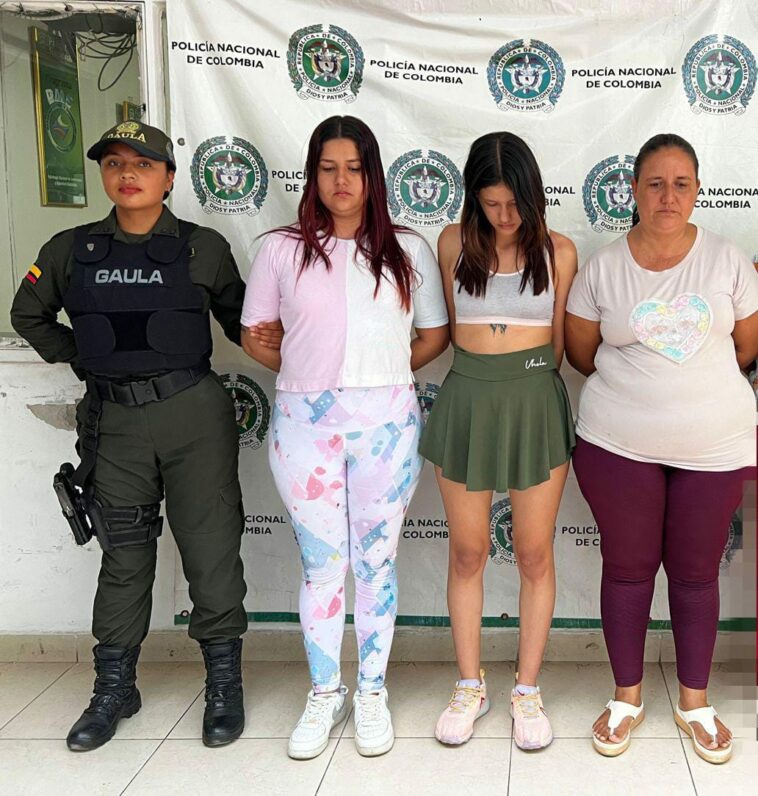 Capturadas mujeres que cobraban extorsiones carcelarias.
