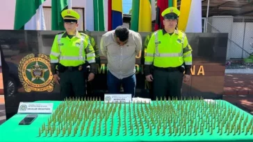 Capturado hombre con cerca de 5 mil cartuchos calibre 5.56 en Neiva