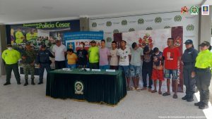 Presuntos integrantes del grupo delincuencial común organizado GDCO “Los Menores de Villa del Rosario