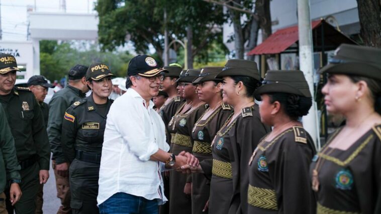 Comunidad de Riohacha brindó una cálida bienvenida al presidente Gustavo Petro