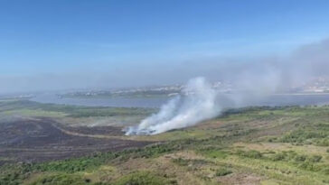 Continua conflagración en vía Isla Parque Salamanca