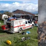 Controlan incendio en una vivienda rural de Pitalito