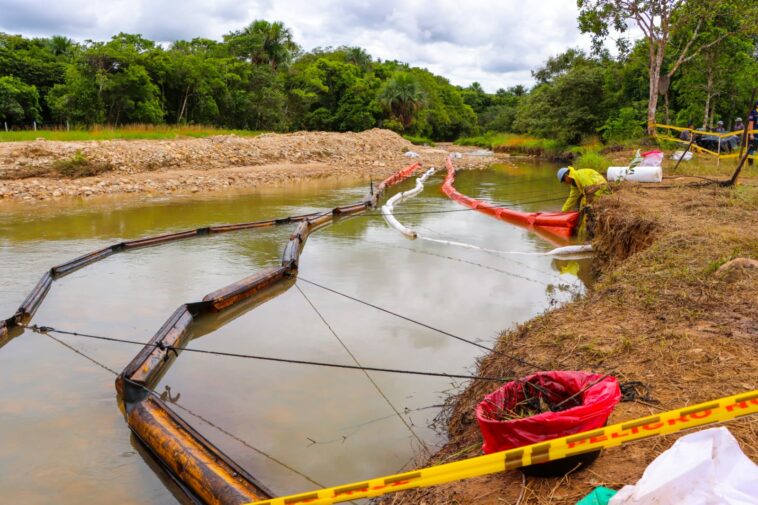 Corporinoquia realiza visita de verificación y seguimiento a las actuaciones desarrolladas en atención a la contingencia presentada en el municipio de Monterrey Casanare