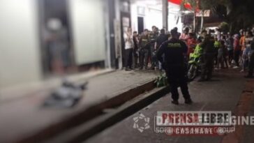 Dos muertos y dos heridos en atentado sicarial en pleno centro de Arauca