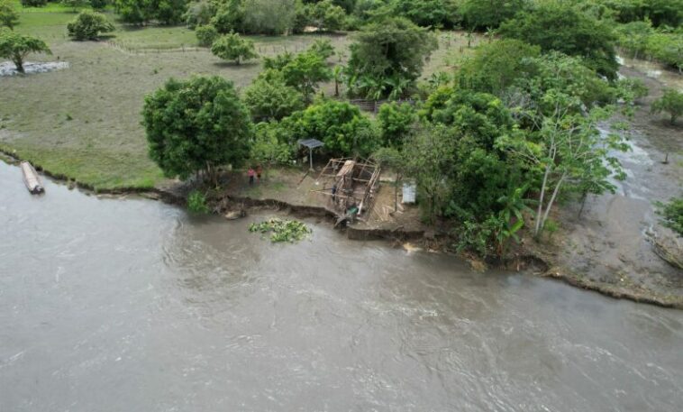 El Casanare socavó una vivienda, asentada sobre la ronda del río