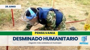 En Pensilvania llegarán unidades militares que ayudarán en la eliminación de minas antipersonal