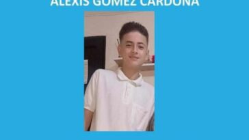 Encuentran el cuerpo de Alexis Gómez, joven de 15 años desaparecido en Medellín