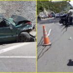 Espectacular accidente en la vía Alto de la Línea-Cajamarca: un muerto y 5 heridos