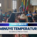 Ha disminuido la temperatura del incendio en Cerro Bravo