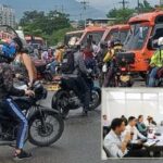 Marchas del gremio transportador en Ibagué