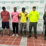 Los 4 presuntos miembros de la estructura criminal fueron capturados en Cauca y Risaralda