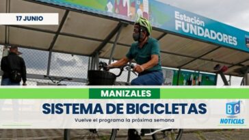 La próxima semana volverá a funcionar el programa «Manizales en Bici»