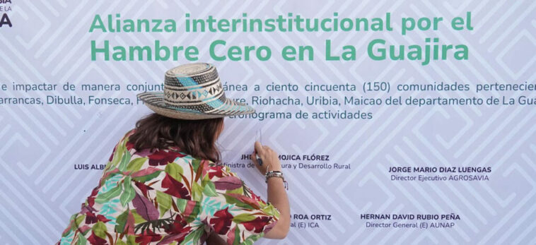 Ministerio de Agricultura firmó la Alianza Interinstitucional por el Hambre Cero en La Guajira