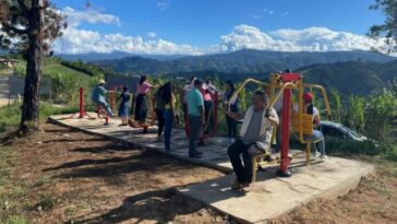 Parque Biosaludable fue inaugurado en zona rural de Acevedo