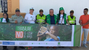 Policía e ICBF realizan campaña para prevenir el trabajo infantil en Córdoba